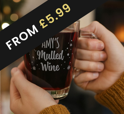 Personalised Christmas Glassware