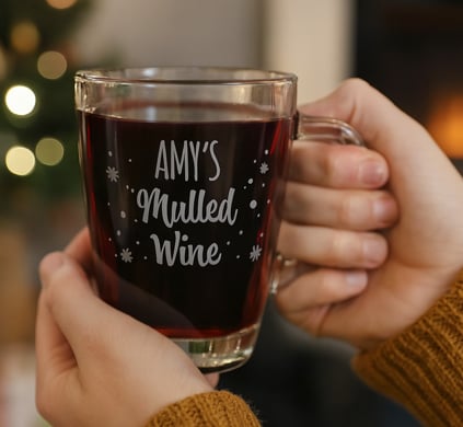 Personalised Christmas Glassware