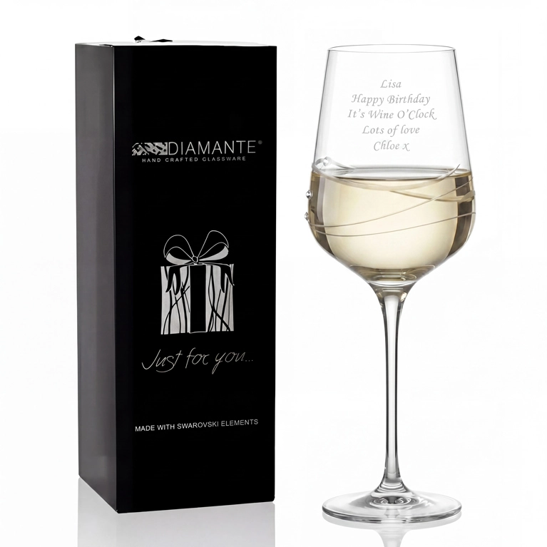 Diamante Crystal Glassware