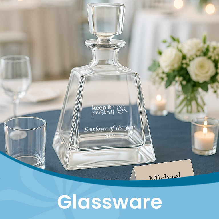 Logo Engraved Glassware