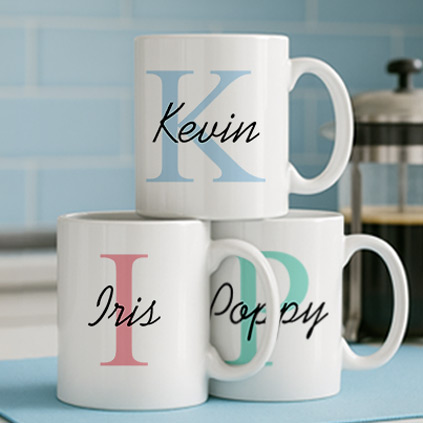Name And Initial Mugs