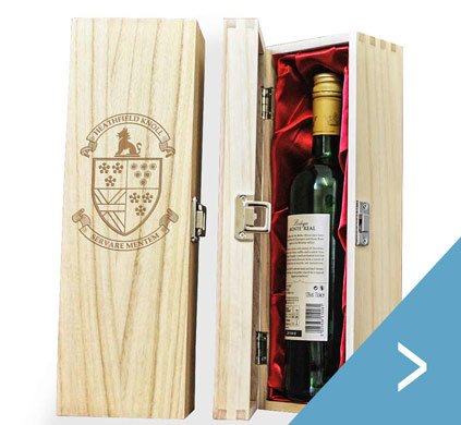 Logo Engraved Wine Boxes