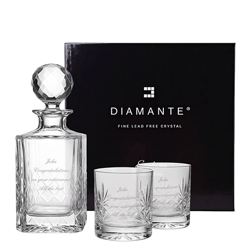 Heavyweight Buckingham Decanter Set