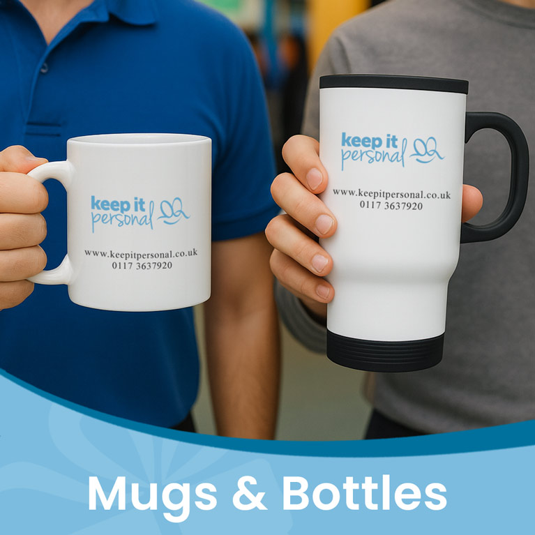 Promotional Mugs And Bottles