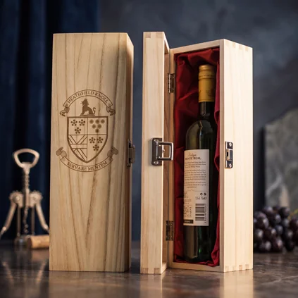 Logo Engraved Wine Boxes
