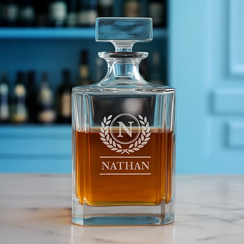 Luxury Decanter Wreath Design