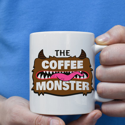 Personalised Mug - The Coffee Monster