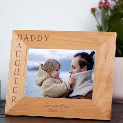 Personalised Daddy & Daughter Photo Frame