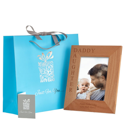 Personalised Daddy & Daughter Photo Frame