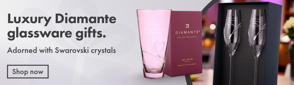 Diamante Glassware With Swarovski Elements