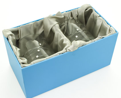 Personalised Diamante Crystal Whisky Glass Set