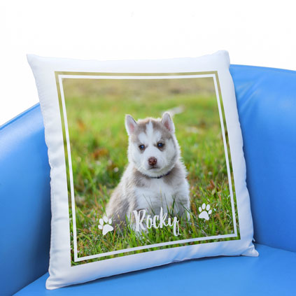 Personalised Photo Cushion - Dog Lover