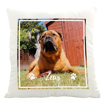 Personalised Photo Cushion - Dog Lover