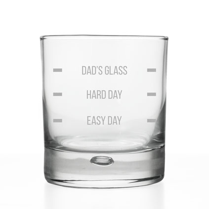 Personalised Drinks Measure Whisky Glass