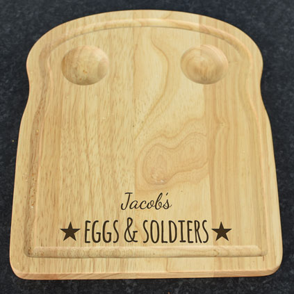 Personalised Breakfast Board - Egg And Soldiers