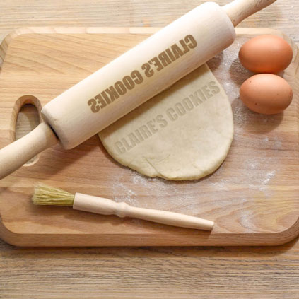 Personalised Embossing Rolling Pin