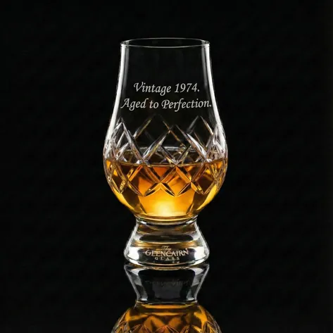 Personalised Glencairn Premium Cut Whisky Glass