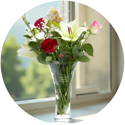 Personalised Engraved Vases