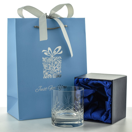 Mayfair Crystal Engraved Whisky Glass