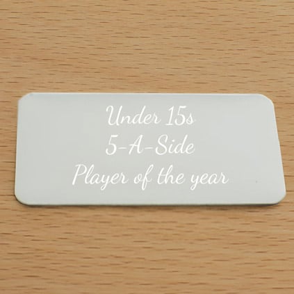 Personalised Self-Adhesive Plaque