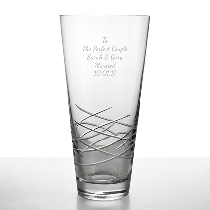 personalised vases and engraved