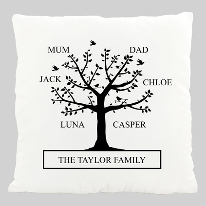 Personalised Cushion - Family Tree