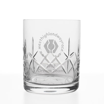 Logo Engraved Personalised Whiskey Tumbler