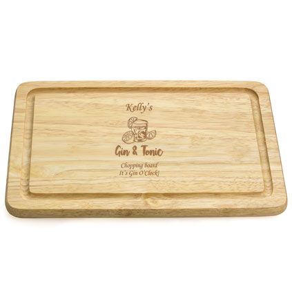 Personalised Gin & Tonic Chopping Board