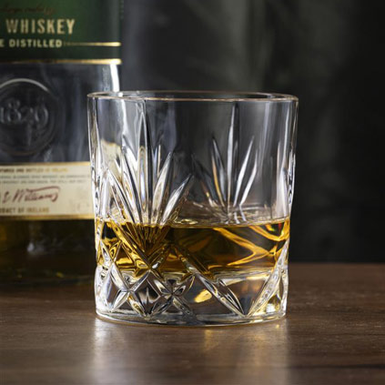 Personalised Whiskey Glass Tumbler Hand Cut