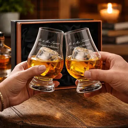 Personalised Glencairn Whisky Tasting Set