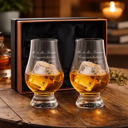 Personalised Glencairn Whisky Tasting Set