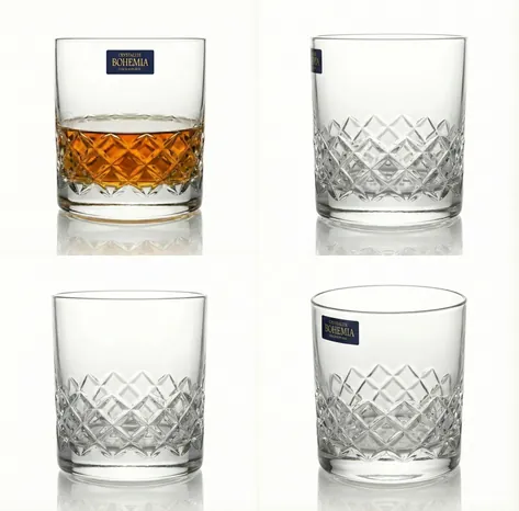 Personalised Bohemia Crystal Tumbler - Grosvenor Cut