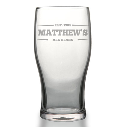 Irish Themed Pint Glass