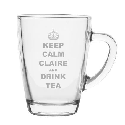 Personalised Keep Calm Tea Mug