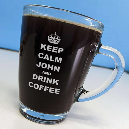 Personalised Keep Calm Tea Mug