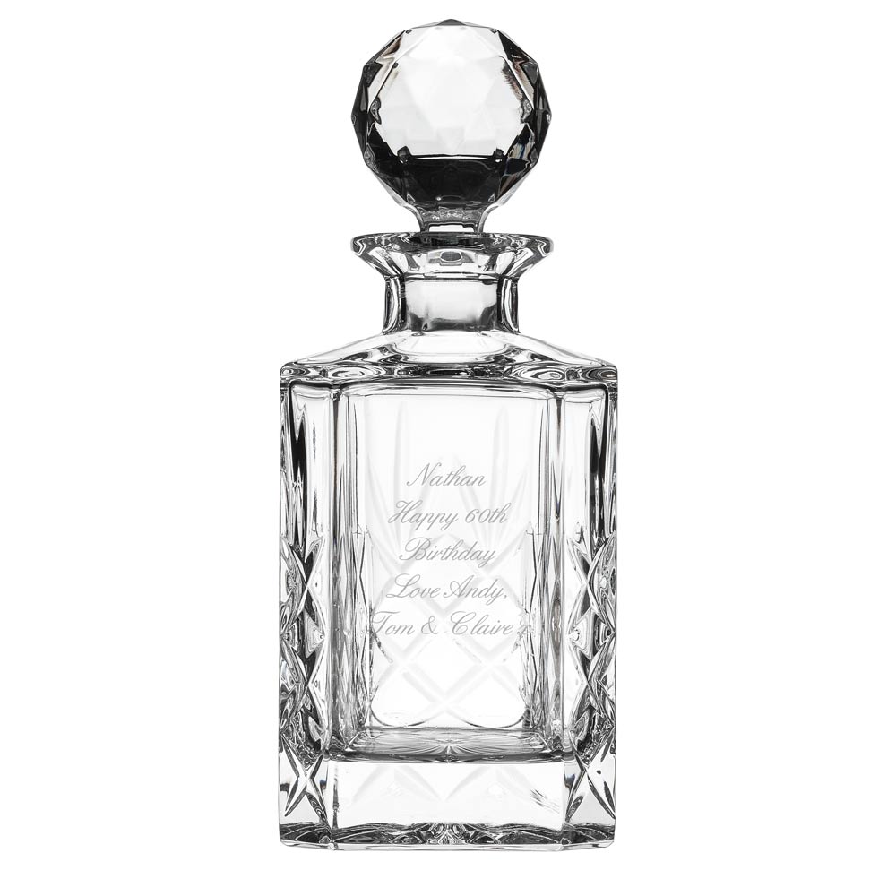 Mayfair Engraved Whisky Decanter - Click Image to Close