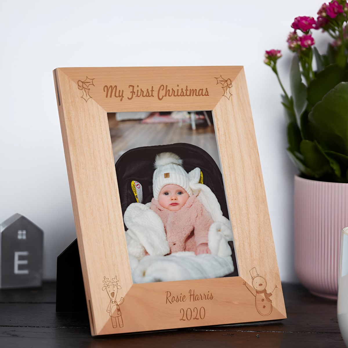 My First Christmas Personalised Photo Frame - Click Image to Close