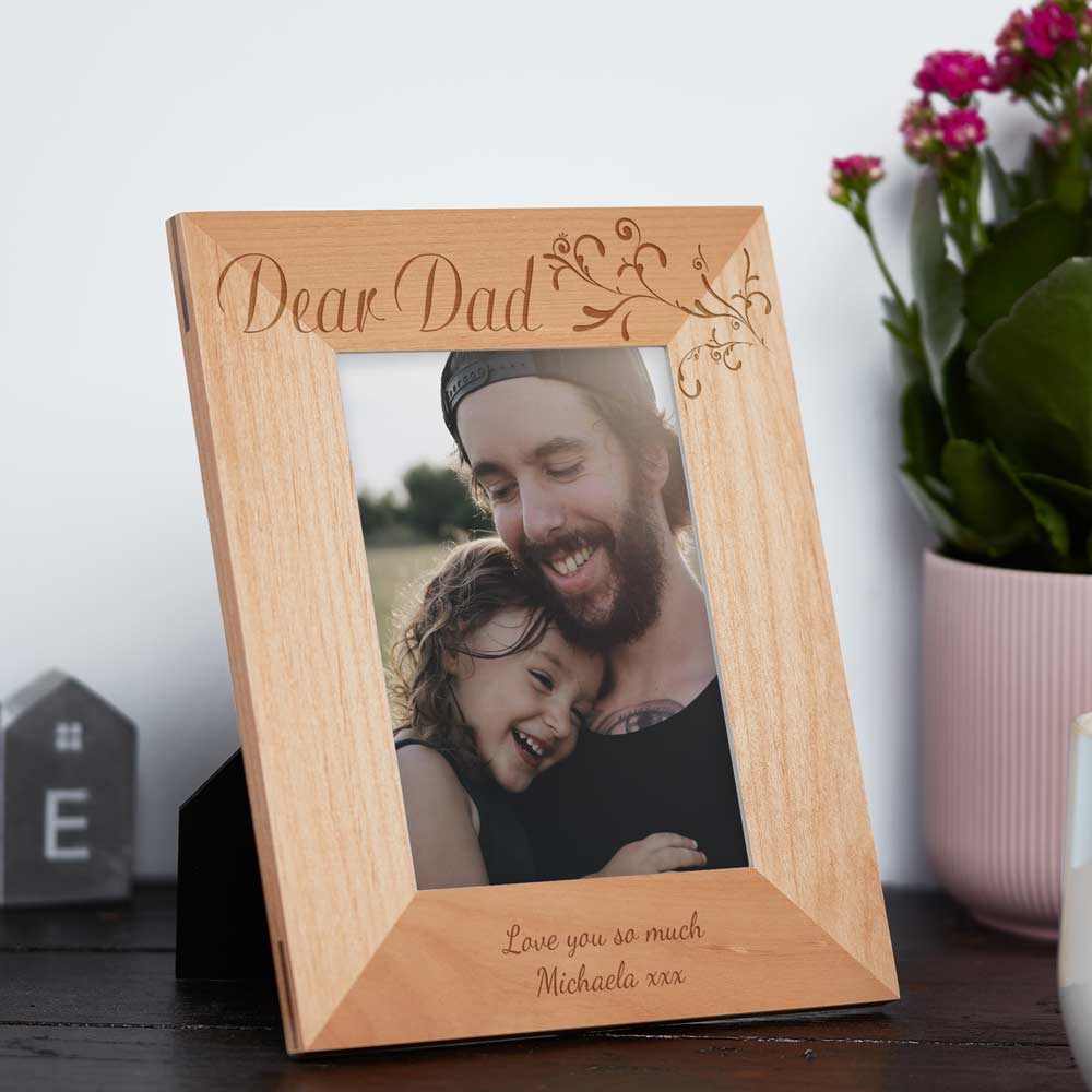Personalised Photo Frame Dad - Click Image to Close