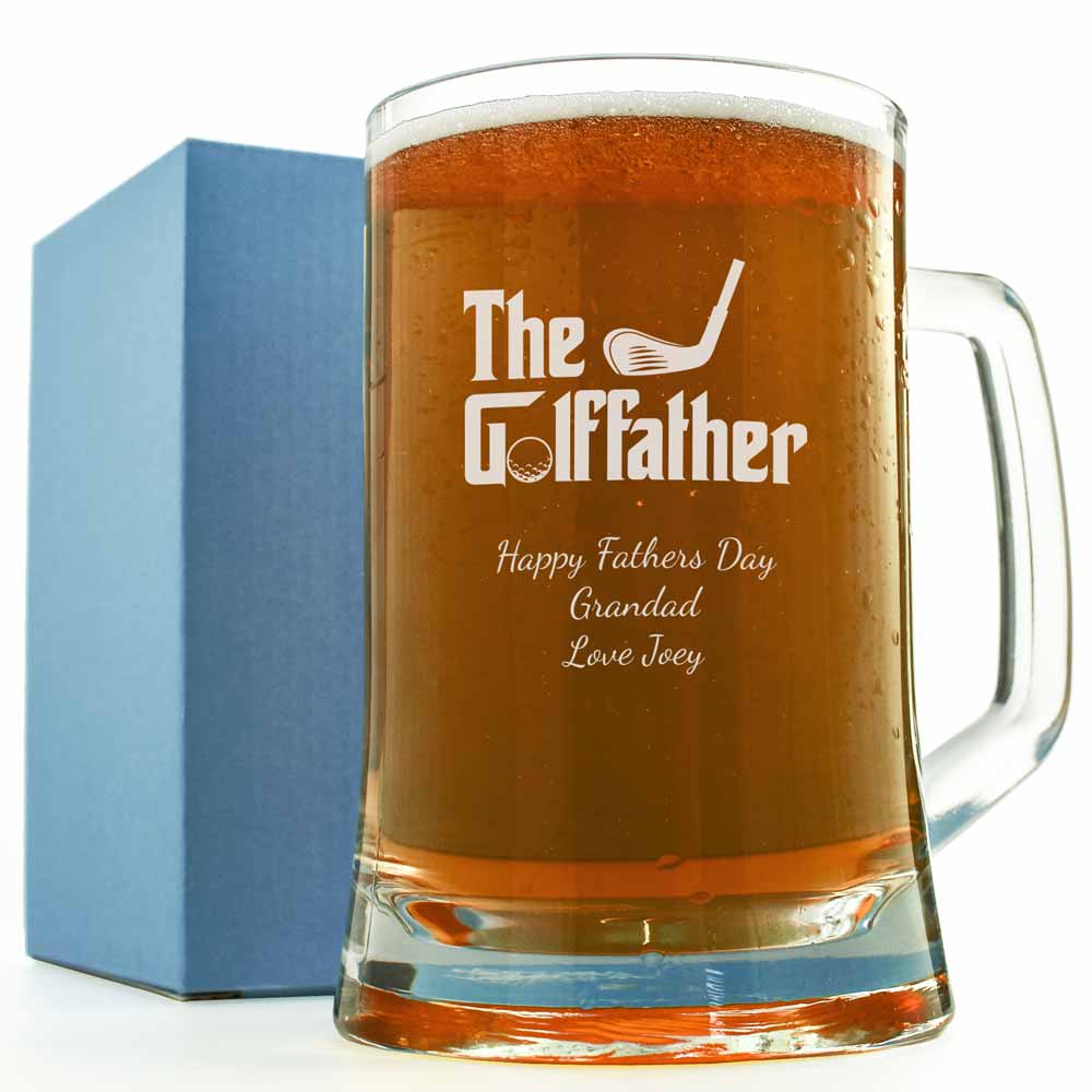The Golf Father Personalised Pint - Click Image to Close