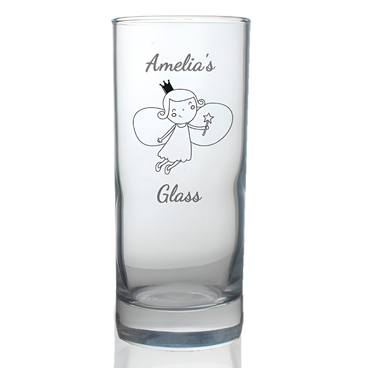 Personalised Children's Fairy Hi Ball Glass - Click Image to Close