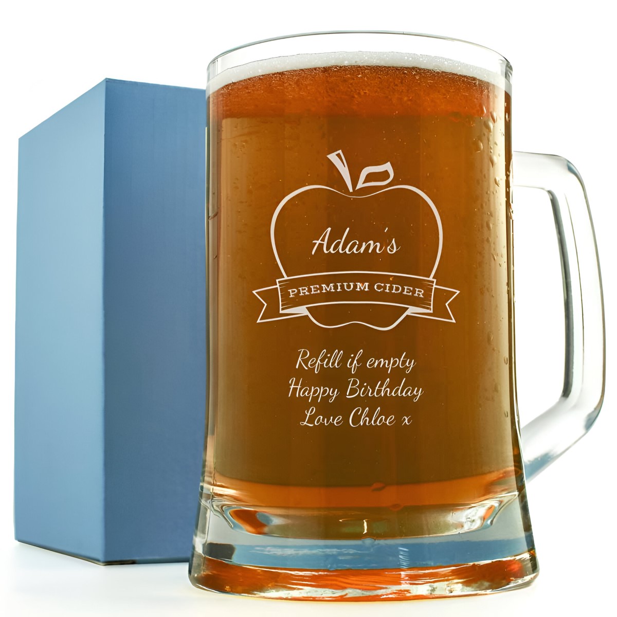 Premium Cider Personalised Pint Tankard - Click Image to Close