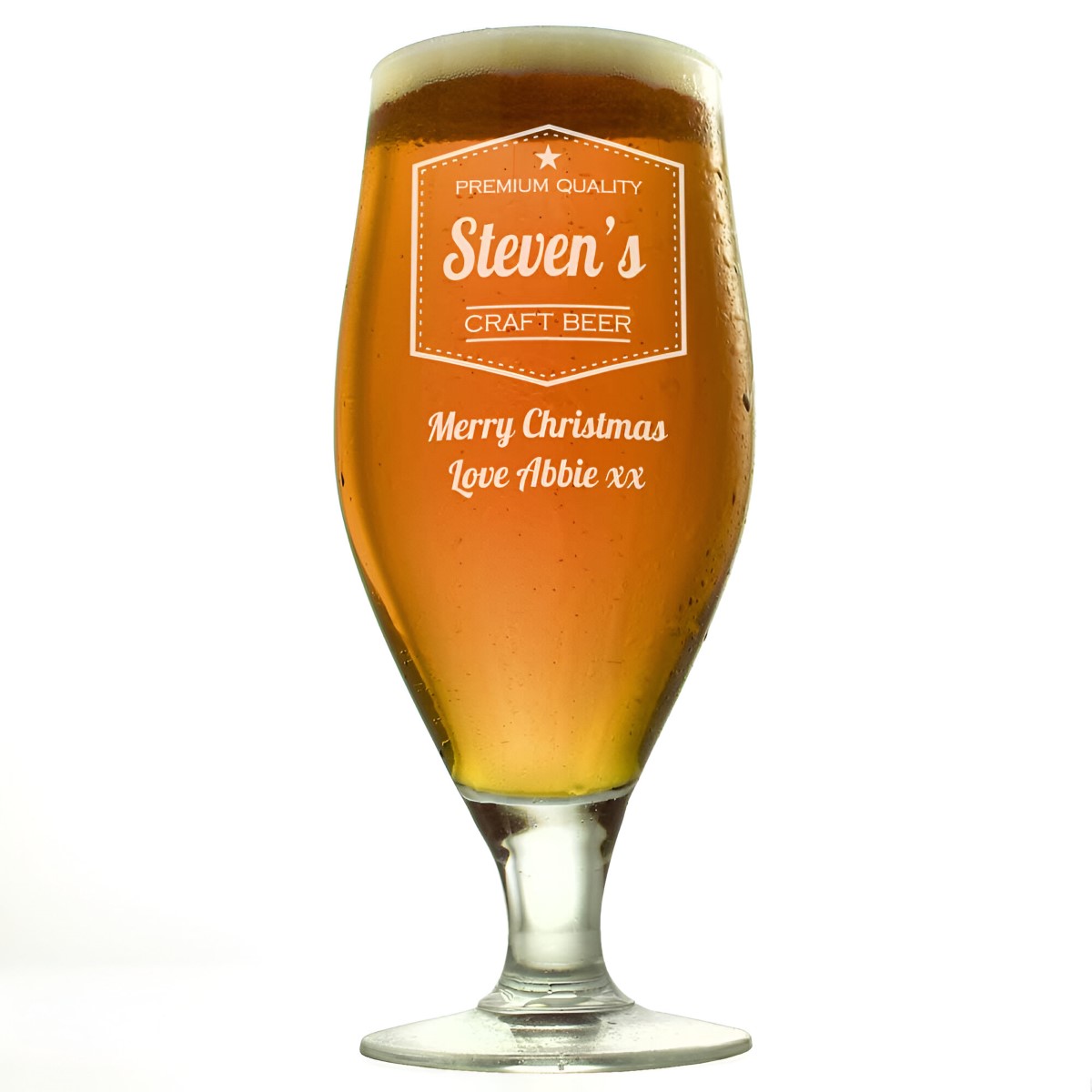 Personalised Craft Beer Glass - Click Image to Close