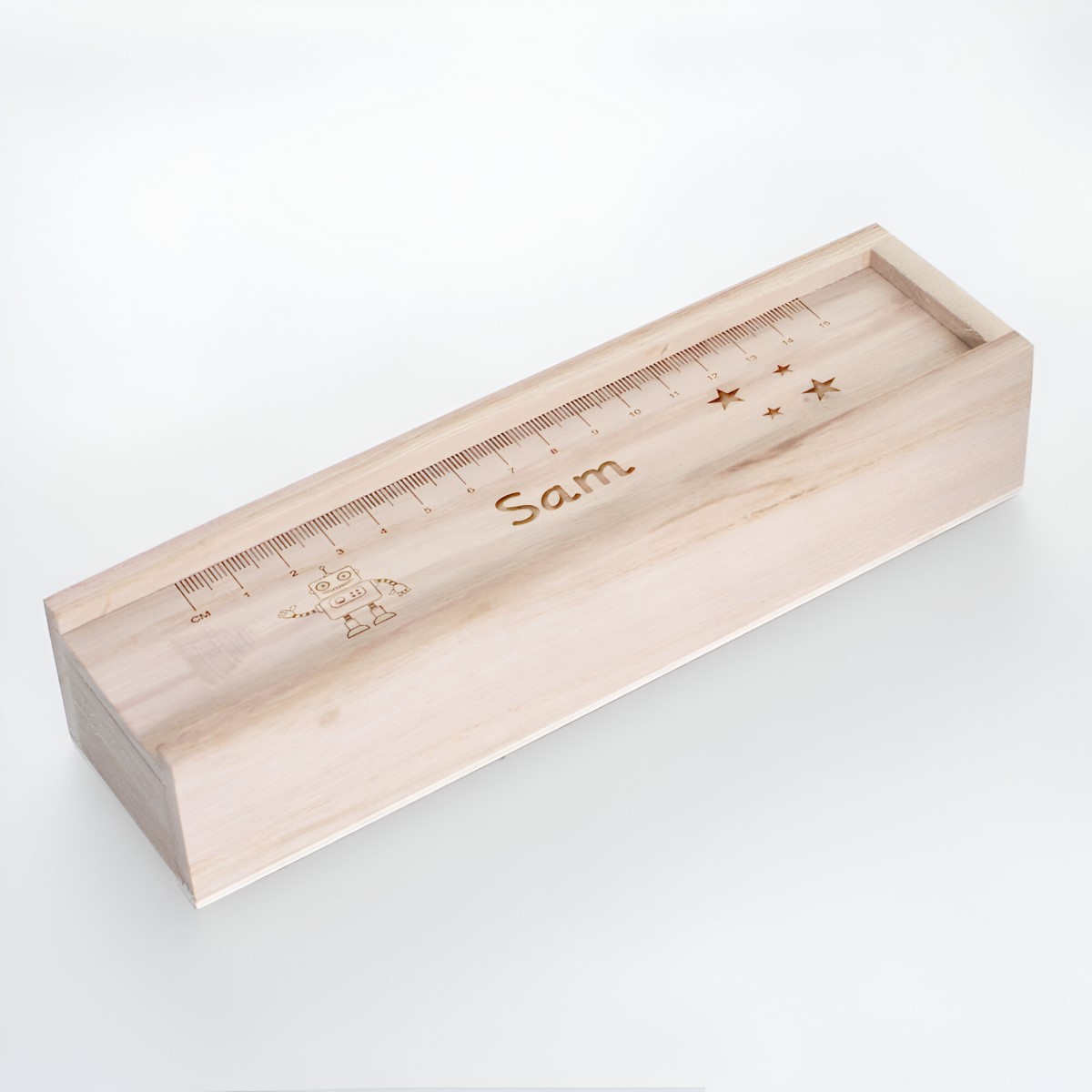 Personalised Robot Pencil Box