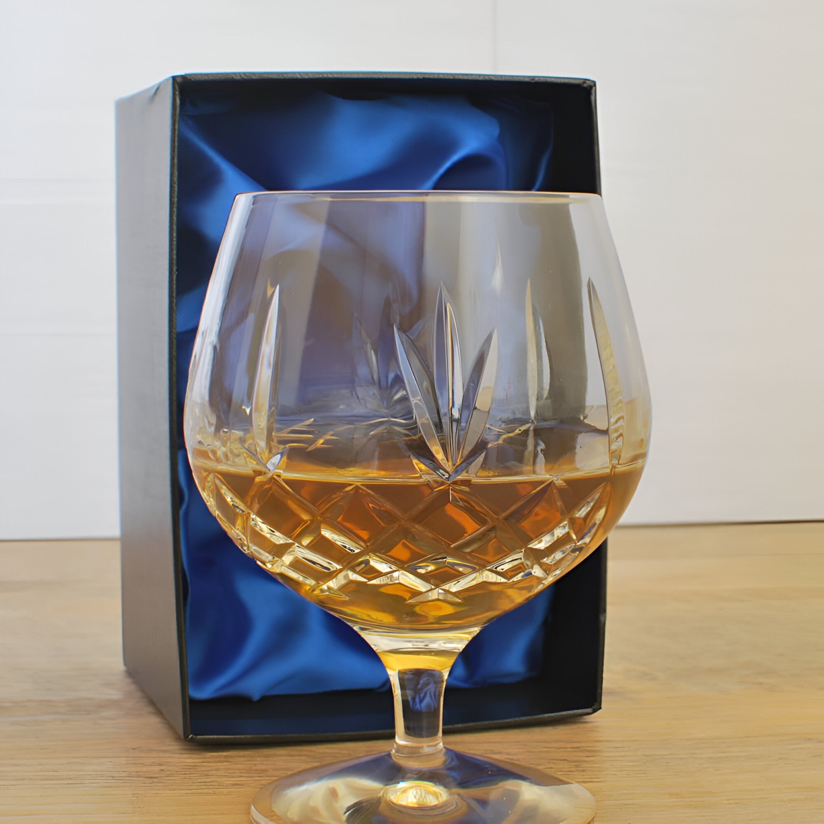 Mayfair 24% Lead Crystal Engraved Brandy Glass Set