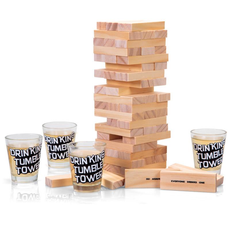 Tumble Tower Drinking Game - Click Image to Close