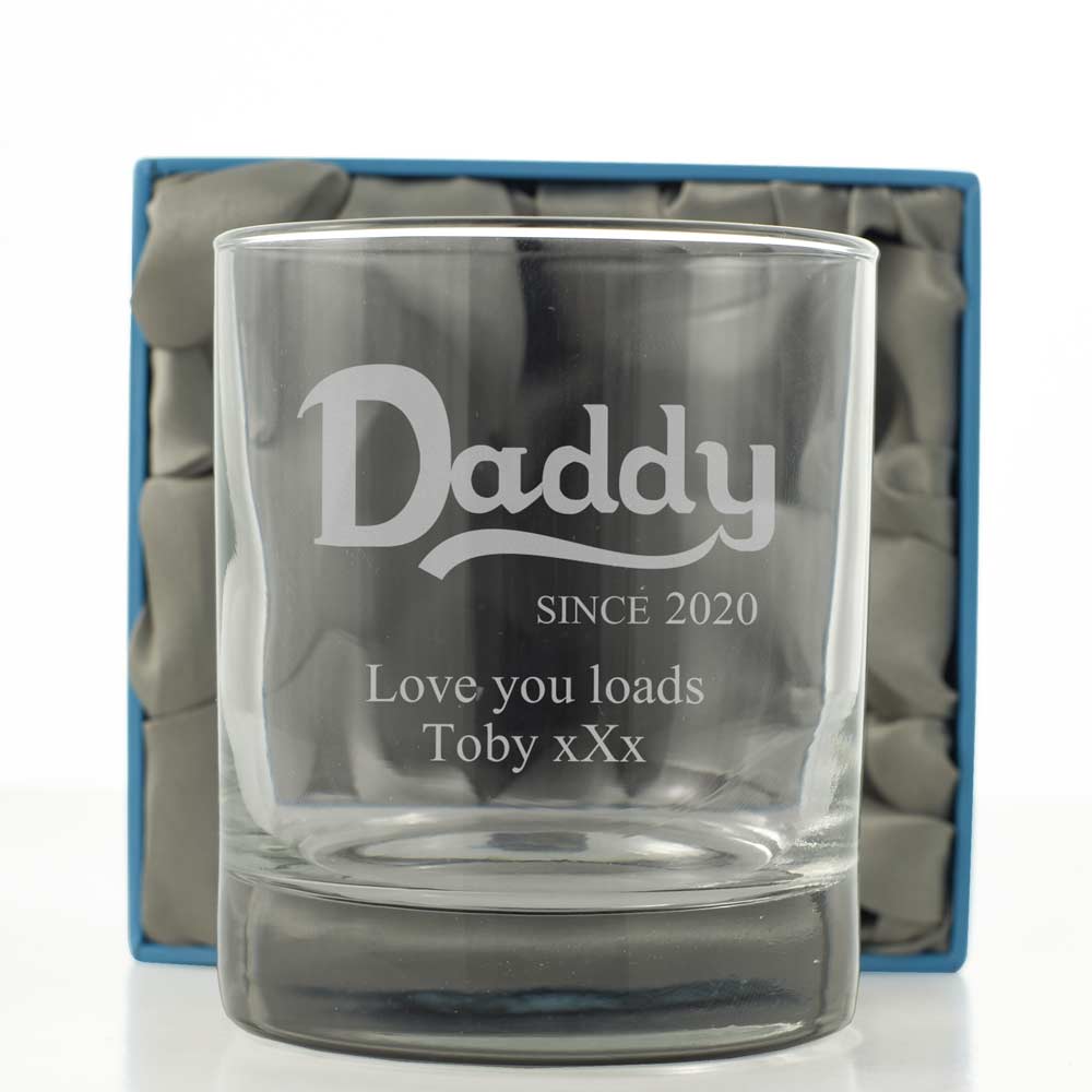 Daddy Since Personalised Tumbler - Click Image to Close