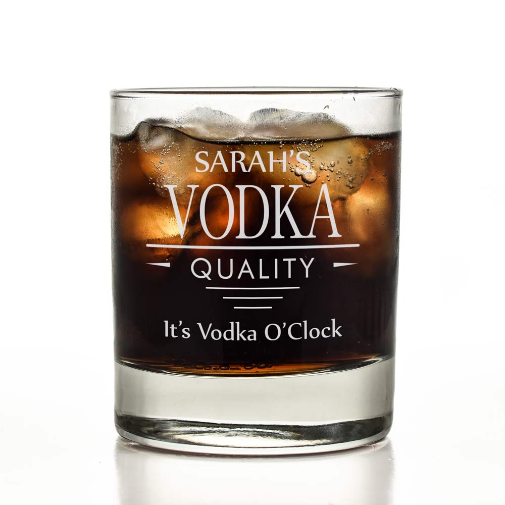 Personalised Vodka Glass - Click Image to Close