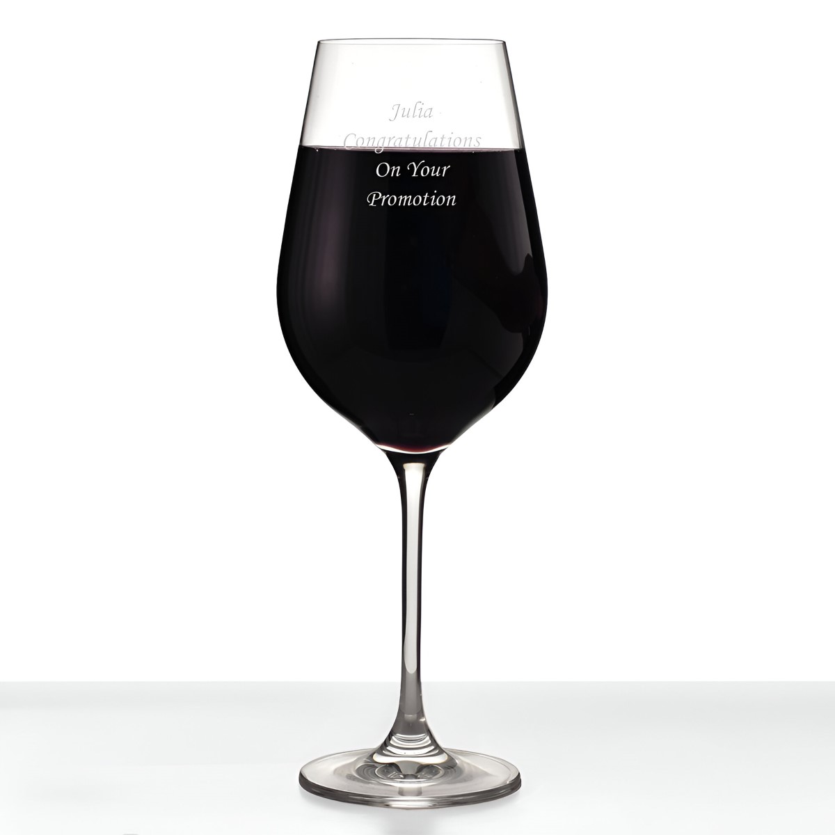 Engraved Premium Crystal Wine Glass - Click Image to Close