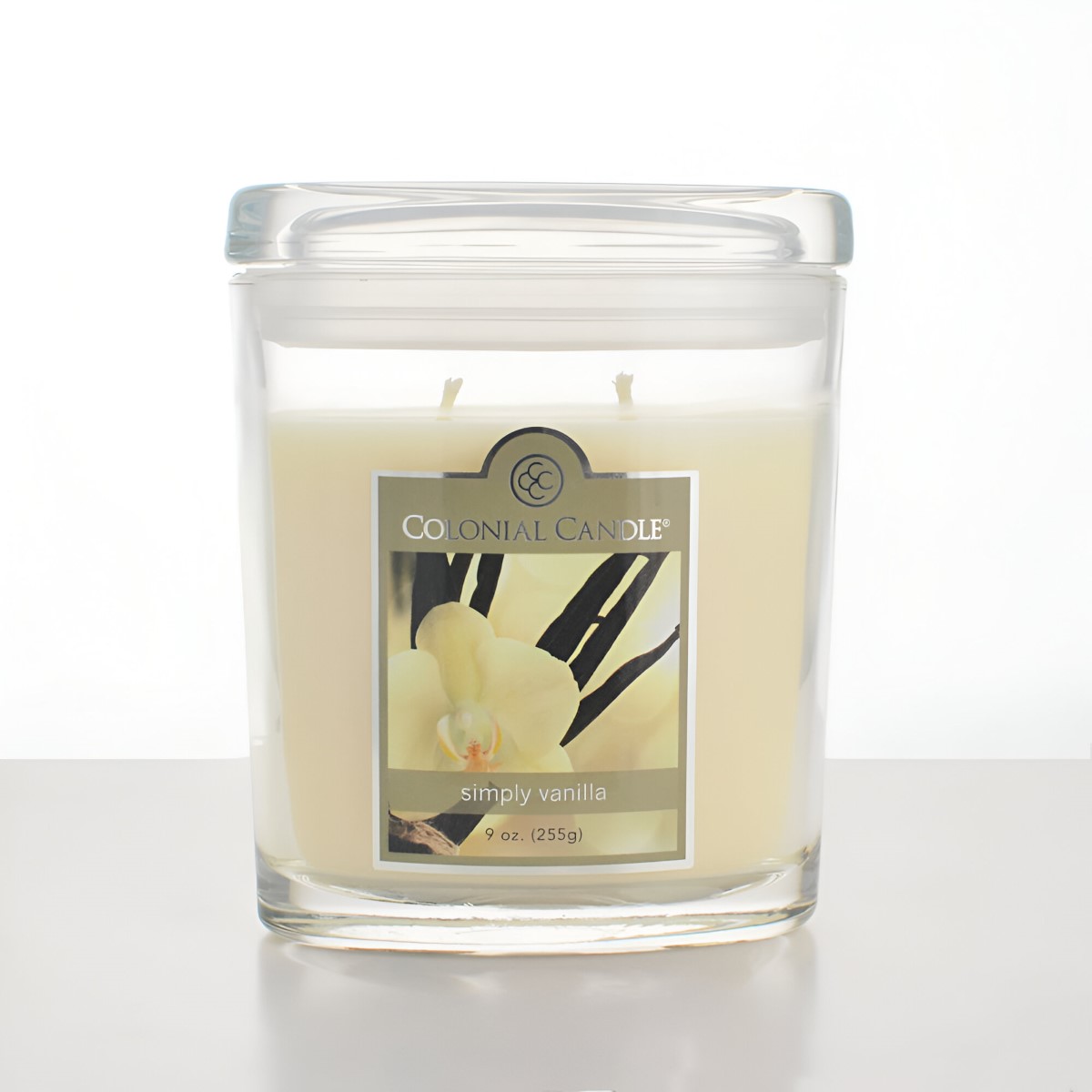 Personalised Colonial Candle 9 oz Oval Jar Simple Vanilla