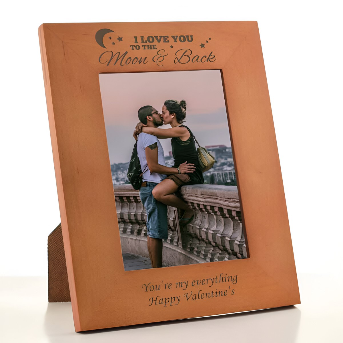 Personalised 'I Love You To The Moon & Back' Photo Frame